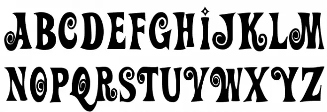 Auction 字体 小写