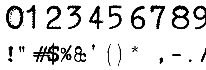 Aucznik 1303 Plus Font OTHER CHARS