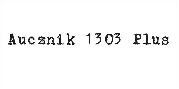 Aucznik 1303 Plus Logo