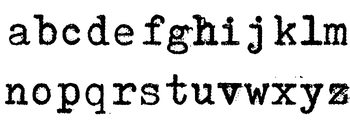 Aucznik 1303 Plus Font LOWERCASE