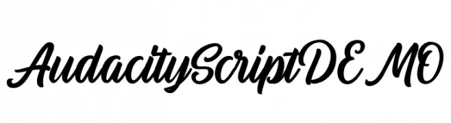 AudacityScriptDEMO  font caratteri gratis
