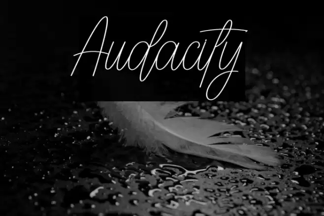 Audacity Caratteri examples