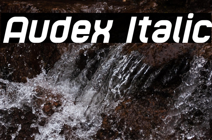 Audex Italic Example 3