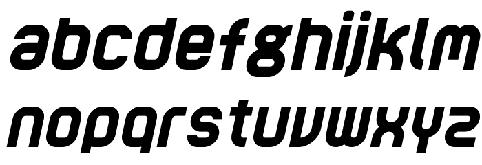 Audex Italic Font LOWERCASE