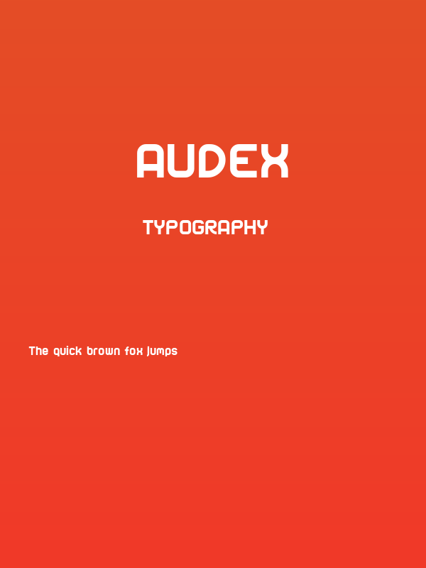 Audex Poster