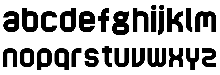 Audex Font LOWERCASE