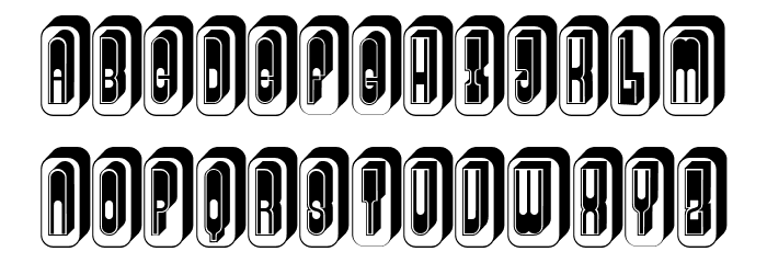 Audience Capitals Regular Font LOWERCASE