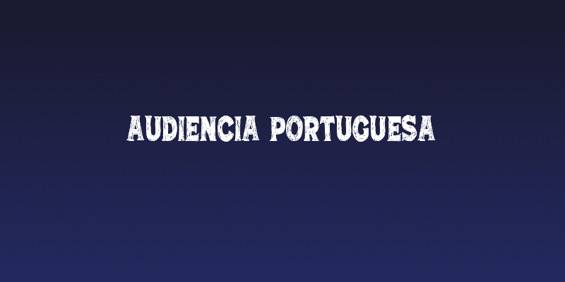 Audiencia Portuguesa Social Header