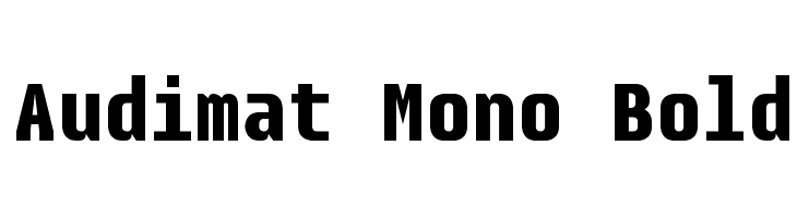 Audimat Mono Bold  لخطوط تنزيل