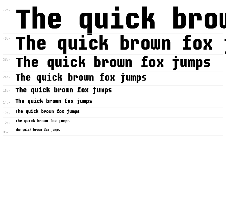 Audimat Mono Bold Waterfall