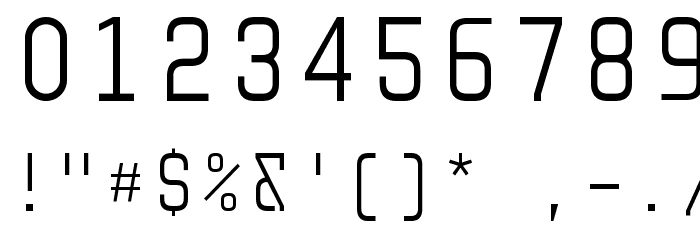 Audimat Mono Light Font OTHER CHARS