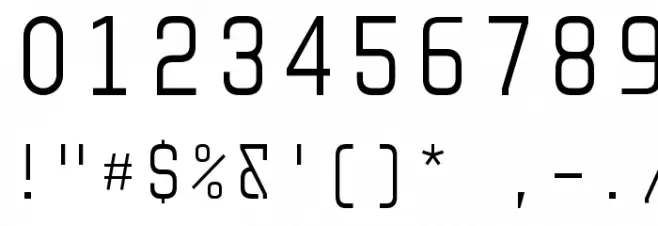 Audimat Mono Light Font OTHER CHARS