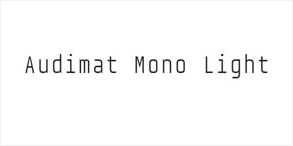 Audimat Mono Light Logo