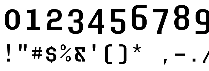 Audimat Mono SmallCaps Font OTHER CHARS