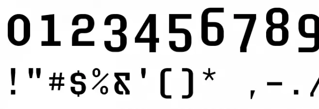 Audimat Mono SmallCaps Font OTHER CHARS