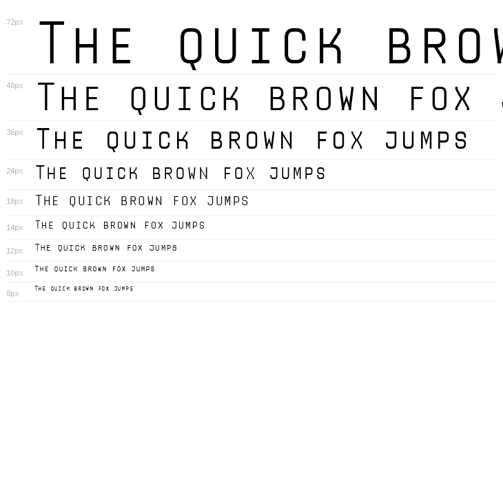 Audimat Mono SmallCapsLight Waterfall