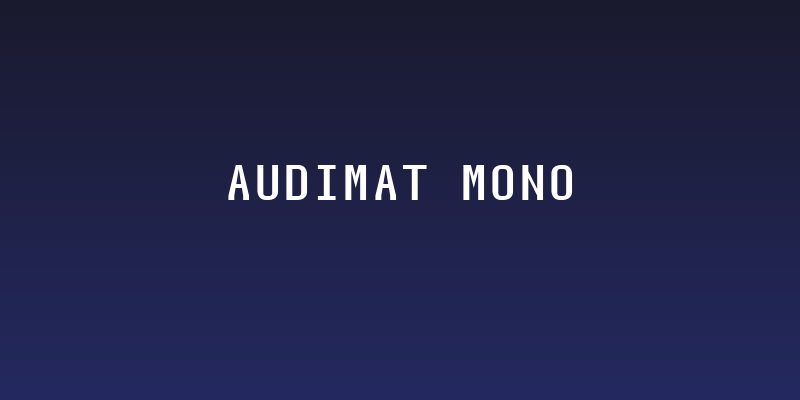 Audimat Mono Social Header
