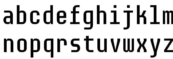 Audimat Mono Font LOWERCASE