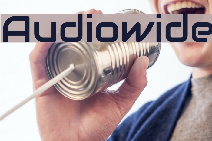 Audiowide Font examples