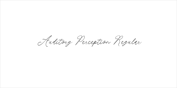 Auditory Perception Regular Logo