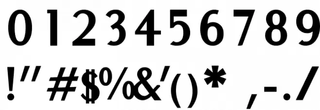 Audrey Bold Font OTHER CHARS