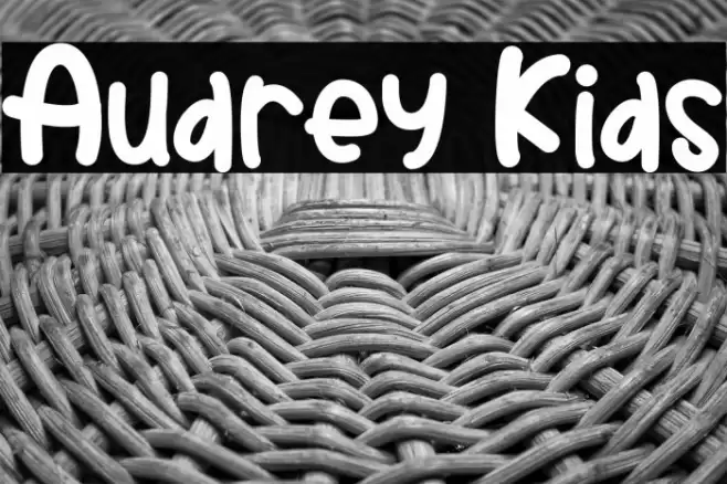 Audrey Kids Font examples