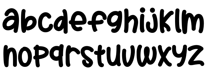 Audrey Kids Font LOWERCASE