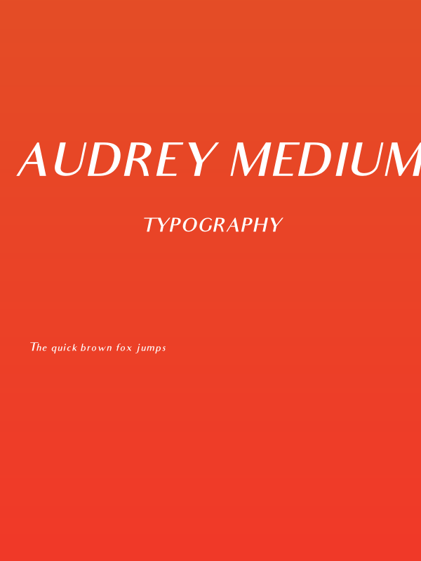 Audrey Medium Oblique Poster