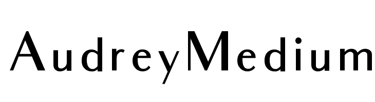 Audrey Medium Font