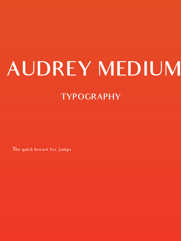 Audrey Medium Poster