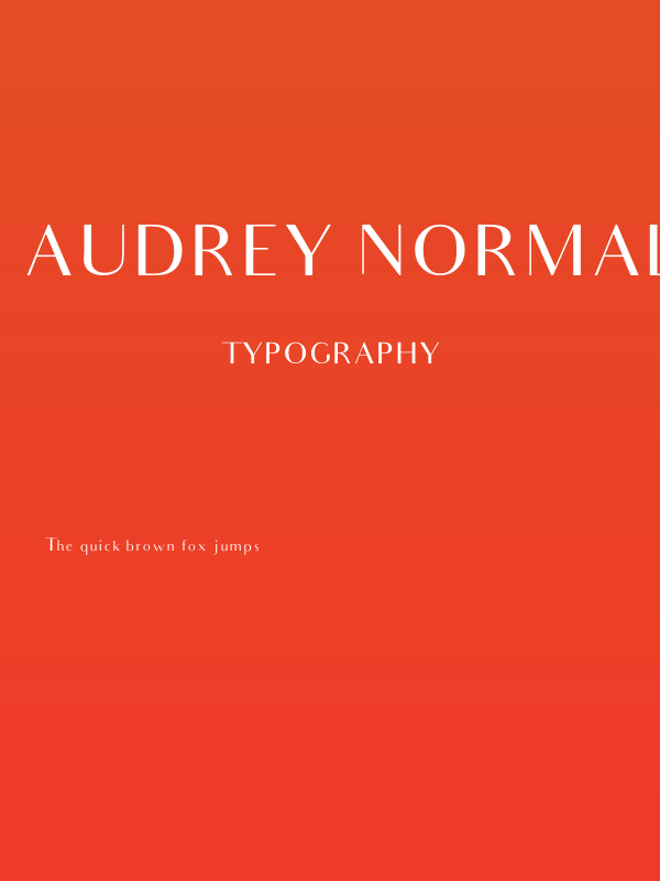 Audrey Normal Poster