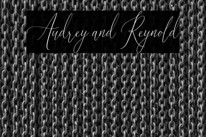 Audrey and Reynold Font examples