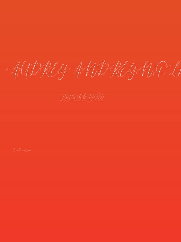 Audrey and Reynold Poster