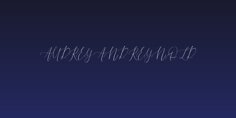 Audrey and Reynold Social Header