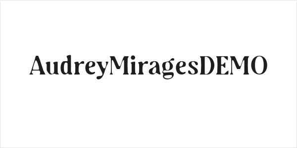 AudreyMiragesDEMO Logo