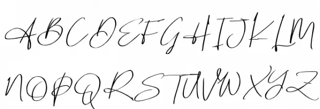 Audrey_Demo フォント 大文字