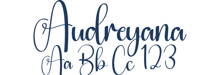 Audreyana Font Preview