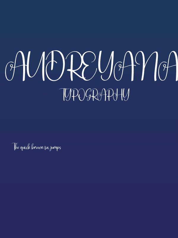 Audreyana Poster