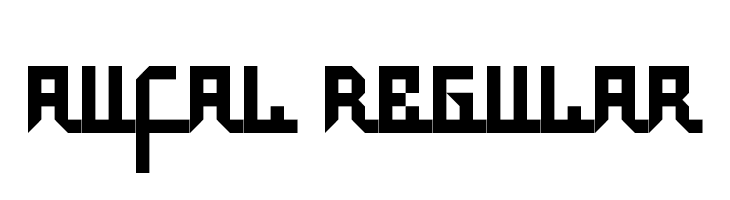 Aufal Regular  नि: शुल्क फ़ॉन्ट्स डाउनलोड