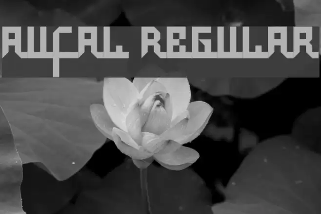 Aufal Regular Font examples