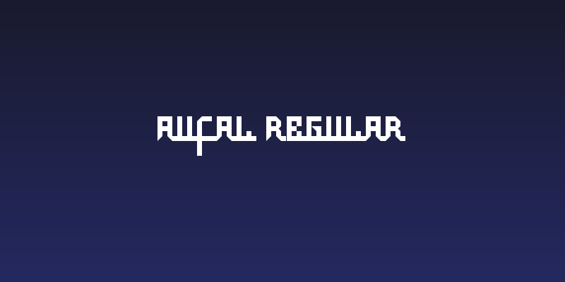 Aufal Regular Social Header