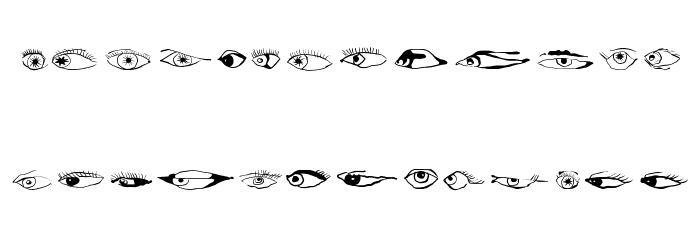 AugenEyes Font LOWERCASE