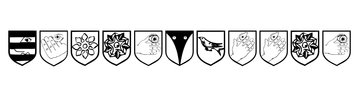 AugenWappen  font caratteri gratis