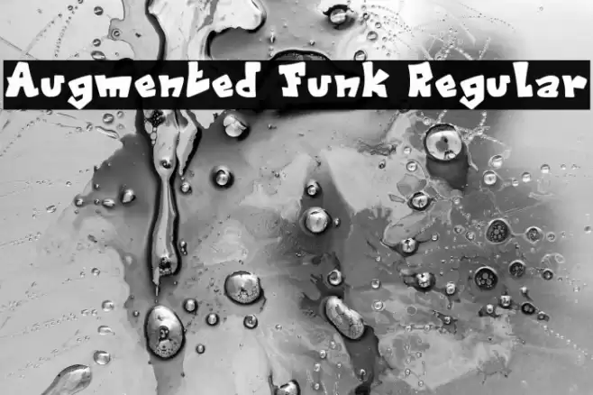 Augmented Funk Regular Font examples