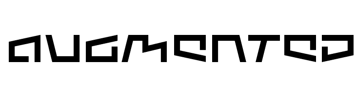 Augmented  Frei Schriftart Herunterladen