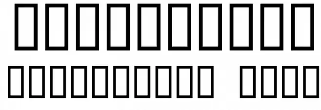 Augmented Font OTHER CHARS