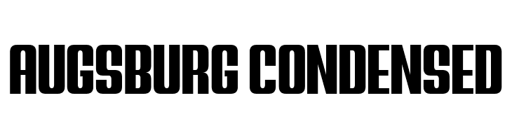 Augsburg Condensed  Free Fonts Download