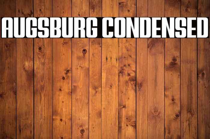 Augsburg Condensed Example 2