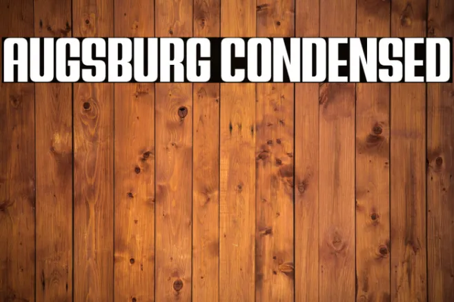 Augsburg Condensed Example 2