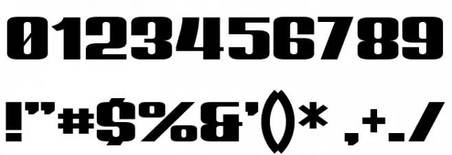 Augsburg Regular Font OTHER CHARS